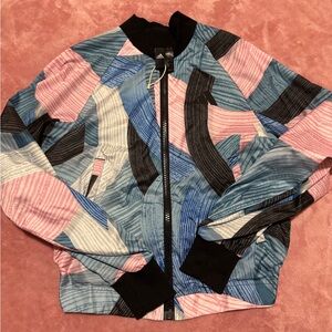 Adidas Colorful Patchwork Bomber Jacket